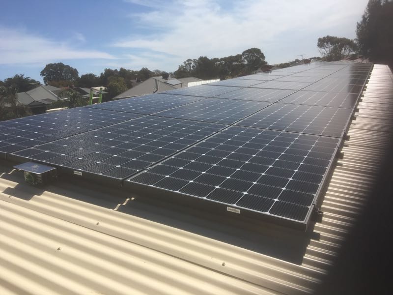 Landscape LG Solar Install